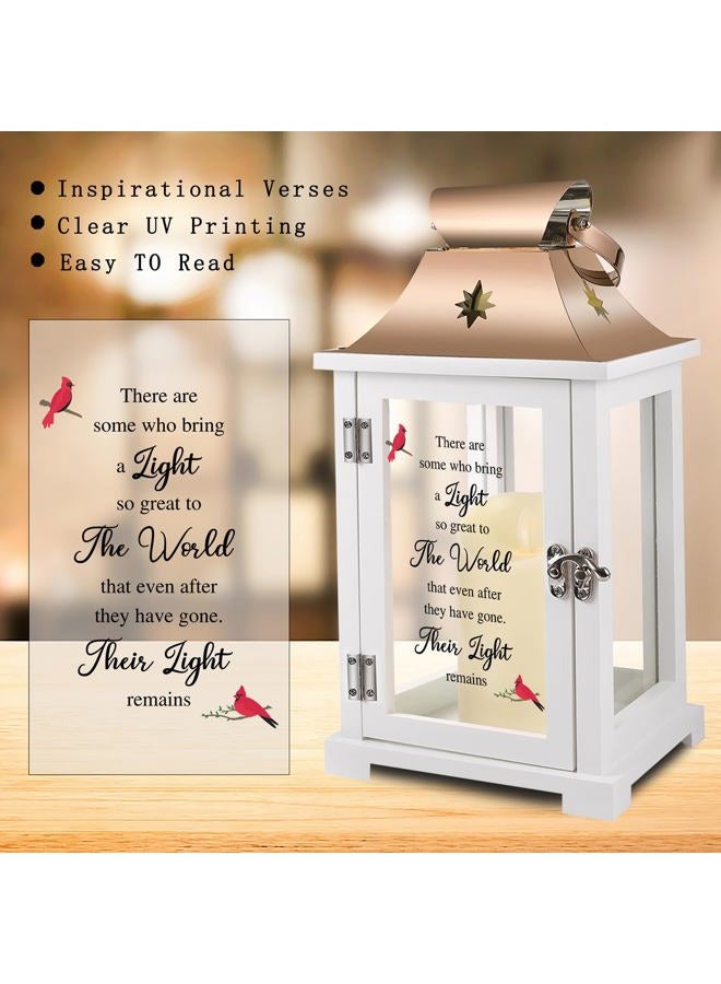 liantudy Memorial Lantern, Sympathy Gifts for Loss of Mom/Dad/Loved One, Bereavement Gifts, in Memory of Loved One Lantern,Celebration of Life, Memorial Gifts, Funeral Lantern,There are Some who Bring a Light - Image 5