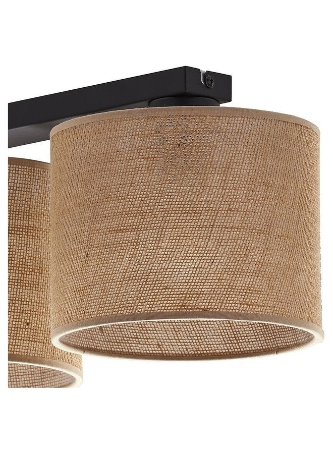 Y-LIGHTS Modern Ceiling Light Fixture - Black&Brown - Decorative Hanging Lamp - Image 1