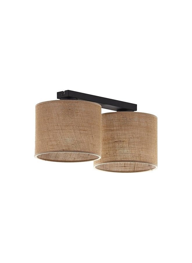 Y-LIGHTS Modern Ceiling Light Fixture - Black&Brown - Decorative Hanging Lamp - Image 2