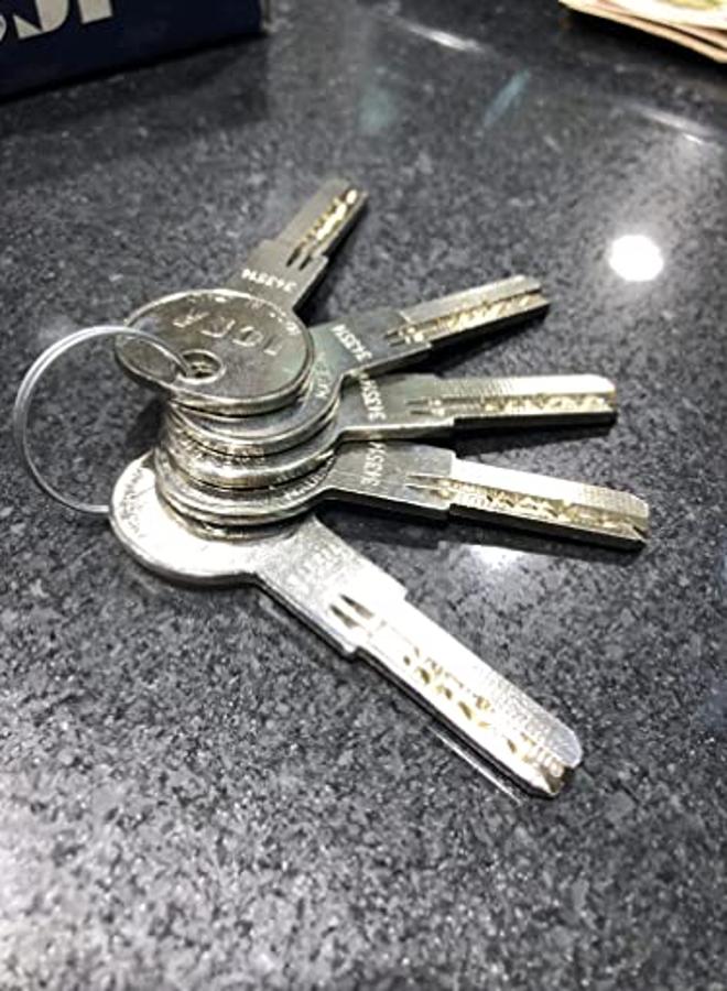 باب أسطوانة جزرة نحاسي ممتد بخمسة مفاتيح، صنع في إيطاليا، طول الأسطوانة 6 مم، مادة نحاس نقي - Image 4