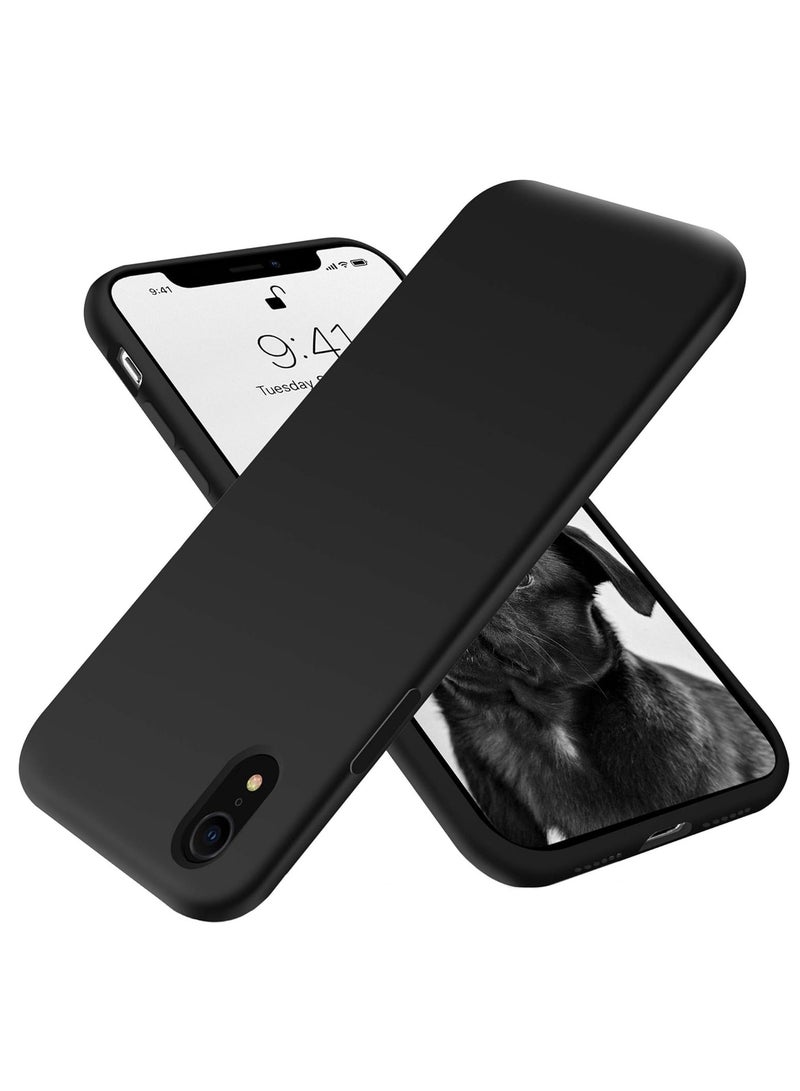 MIGOFAST Liquid Silicone Gel Cover with Full Body Protection Anti-Scratch Shockproof Case Compatible with iPhone XR - Image 1