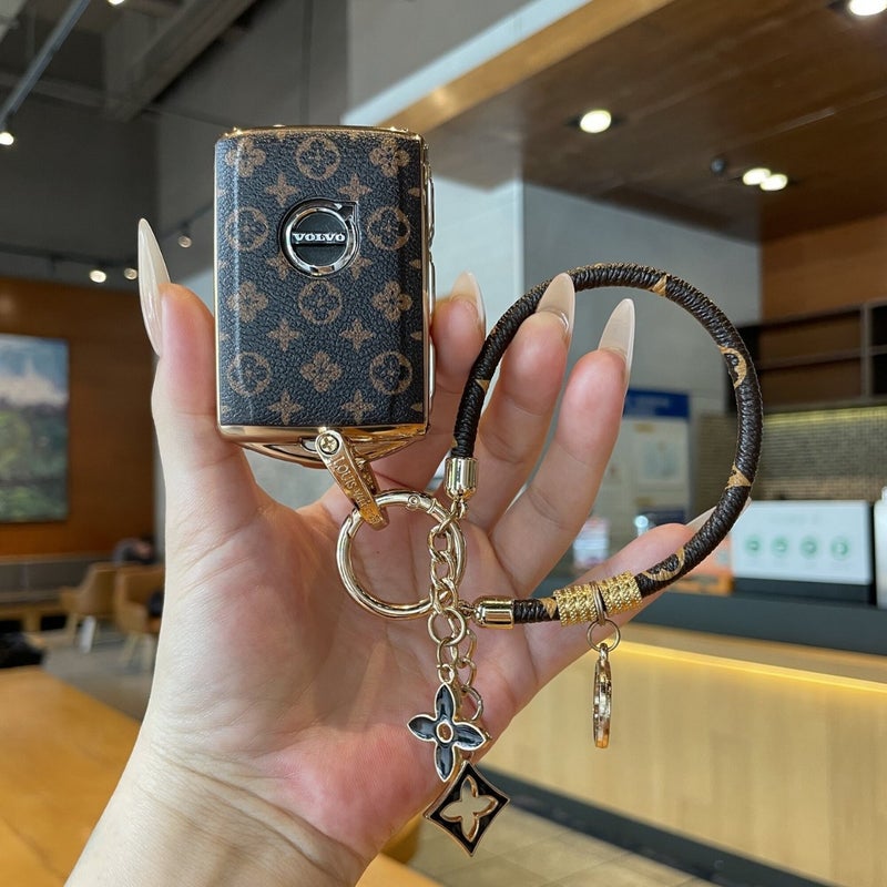 Volvo XC60 Key Case S90/S60 Full Cover XC90 Trendy Buckle XC40 Chain V60/V90 Premium Shell C40 - Image 2
