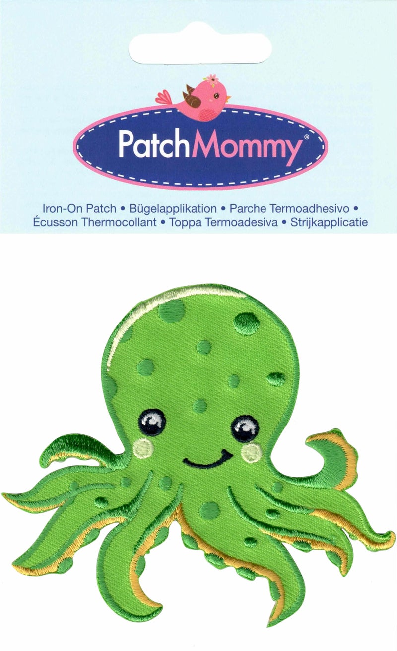 PatchMommy Octopus Patch, Iron On/Sew On - Appliques for Kids Children - Image 3