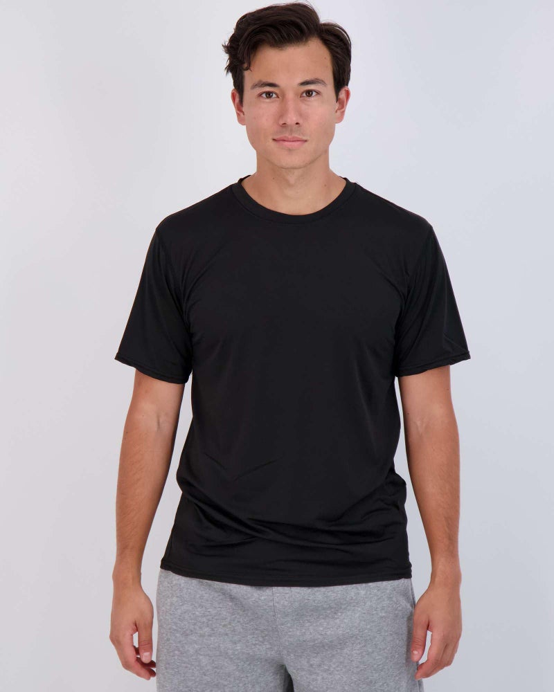 REALESSENTIALS 5 Pack Men’s Active Quick Dri Dry Fit Crew Neck T Shirts Athletic Running Gym Workout Short Sleeve Tee Tops Camisas para Hombres Summer - Image 2