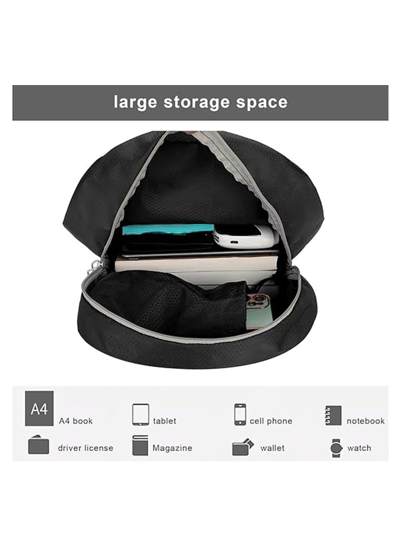 SYOSI 2 Pcs Ultra Lightweight Backpack, Small Foldable Hiking Rucksack, Durable Lightweight Packable Backpack, Storage Bag Multi-Functional Daypack for Outdoor Sport Travelling Walking Hiking Camping - Image 4