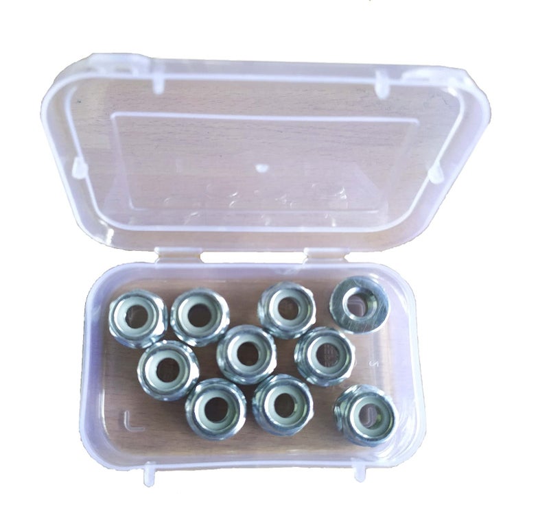 FASTRIM Gear Head Case Nut M10 X 1.25 Left Hand Blade Nuts -10 Pieces for Brush/Grass Cutter… - Image 2
