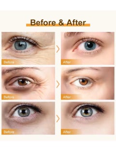 AuQuest Firming Contour Eye Cream Anti Wrinkles Reshape Eye Contour Correct Dark Circles Reduce Eye Puffiness and Anti Aging Eye Cream with 5 Bead Intensive Massage Anti Wrinkle Peptides Cream 15g  - Image 2