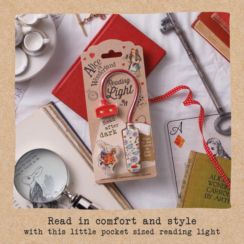 IF Book Lover's Reading Light - Alice, Red - Image 2