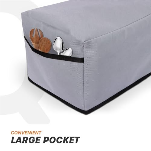 Cranique Dust Proof Water-Resistant Wet Grinder Cover for Table Top 2 Litre Butterfly Smart | Butterfly Rhino | Butterfly Hippo - Grey - Image 4