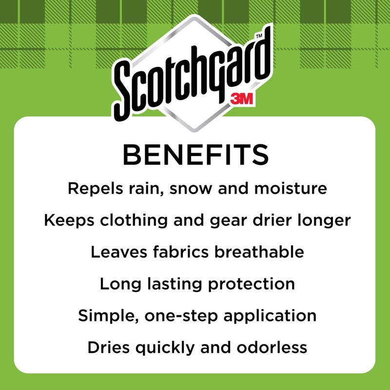 Scotchgard Heavy Duty Water Shield, Repels Water, Ideal For Outerwear, Tents, Backpacks, Canvas, Polyester And Nylon, 21 Ounces (2 Cans) - Image 3