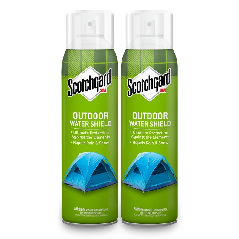 Scotchgard Heavy Duty Water Shield, Repels Water, Ideal For Outerwear, Tents, Backpacks, Canvas, Polyester And Nylon, 21 Ounces (2 Cans) - Image 1