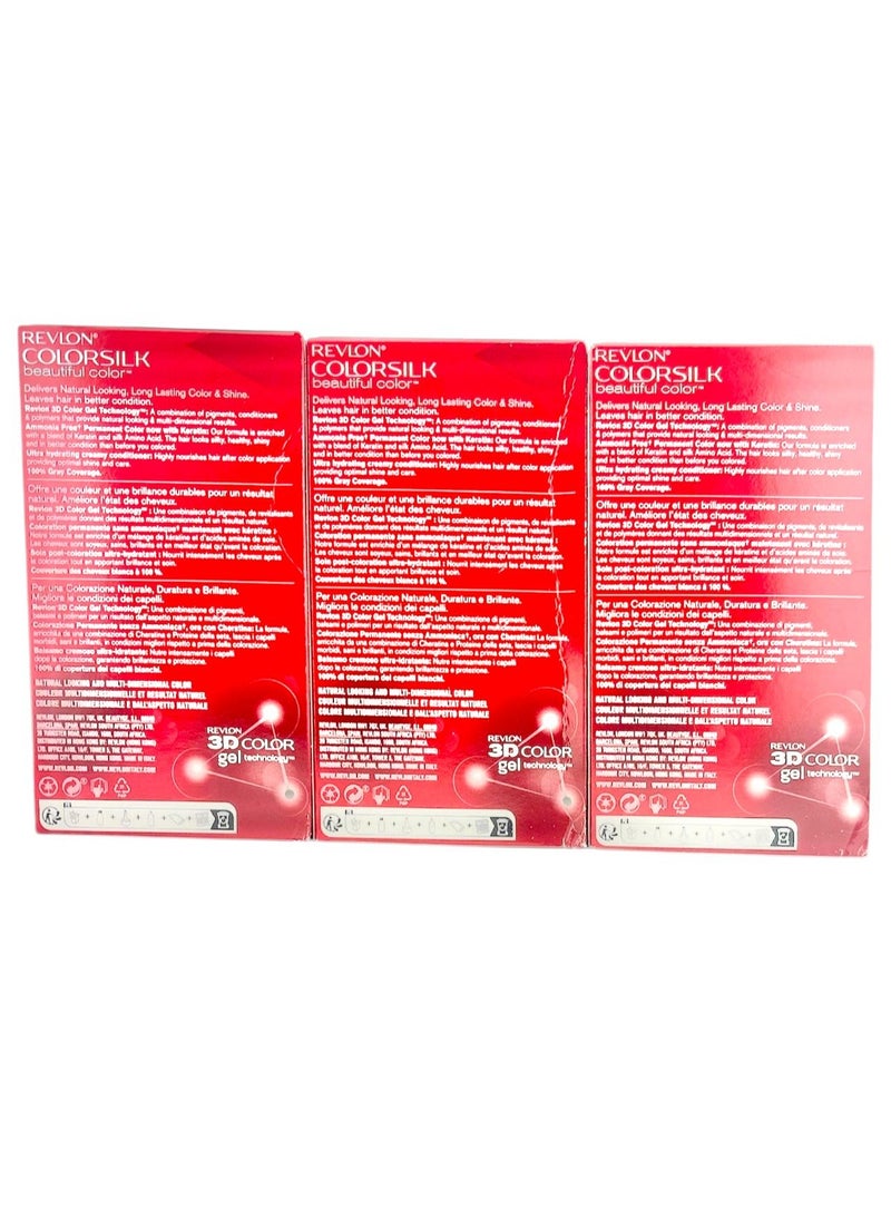 ريفلون لون بني ذهبي فاتح، لون حريري جميل، 54 لونًا × عبوة من 3 قطع - Image 2