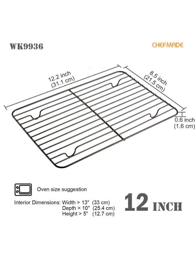 chefmade Black Cooling Rack - Image 5