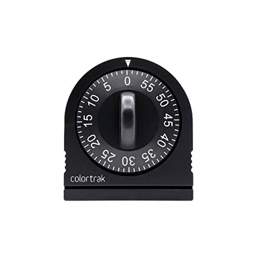 Colortrak 60 Minute Wind Up Timer, Visual Mechanical Timer, from 0 to 60 Minutes, for Kitchen, Hair Color Processing, Tanning, Kids' Home and Classroom Activities or Timeouts, Black - Image 1