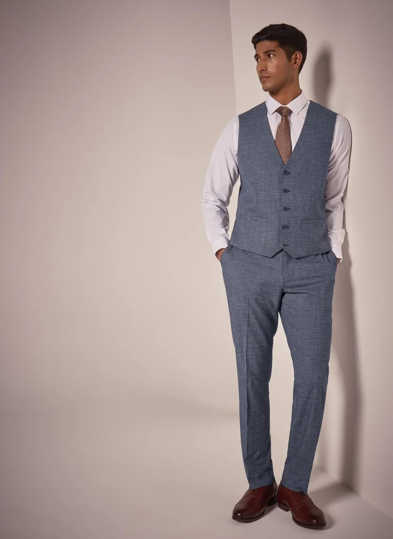 Matalan Blue Taylor & Wright Burford Blue Waistcoat for Men | Best Price UAE