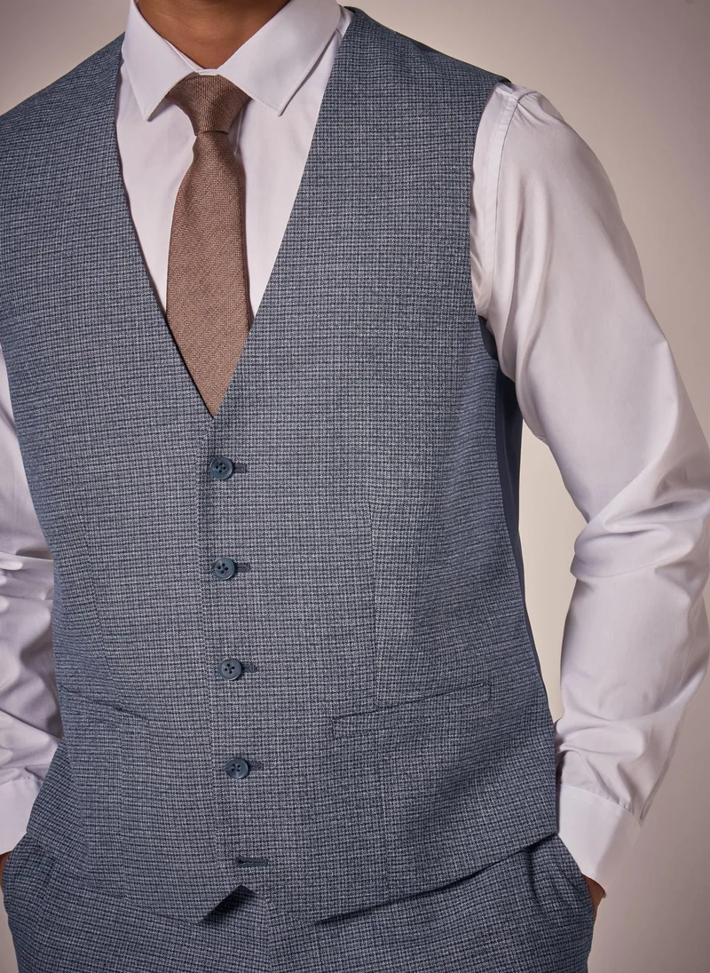 Matalan Blue Taylor & Wright Burford Blue Waistcoat for Men | Best Price UAE
