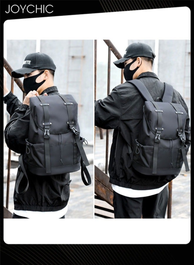 Joychic Casual Large Capacity Laptop Backpack Business Durable Computer Backpack Water Resistant College School Bag  for Men  Women Outdoor Travel Office Fits 15.6 Inch Black - Image 3