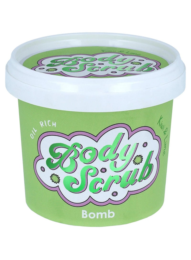 BOMB COSMETICS Kiwi & Lime Oily Body Scrub - Image 1