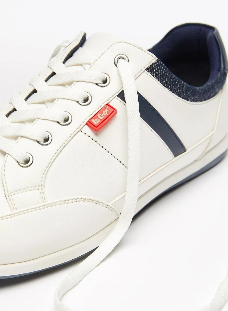 Lee Cooper Men's Striped Lace-Up Sneakers