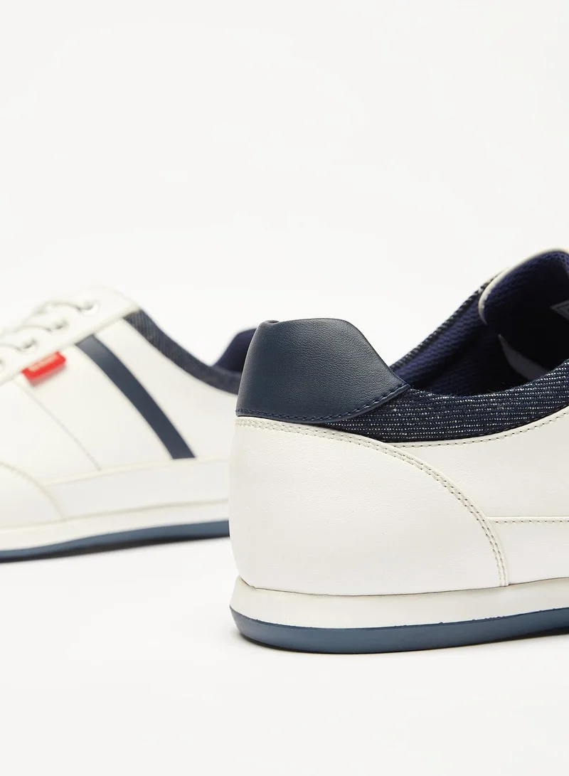 Lee Cooper Men's Striped Lace-Up Sneakers