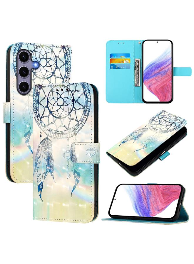 S-TOP Case For Samsung Galaxy S25 5G 3D Painting Horizontal Flip Leather Phone Case - Image 1