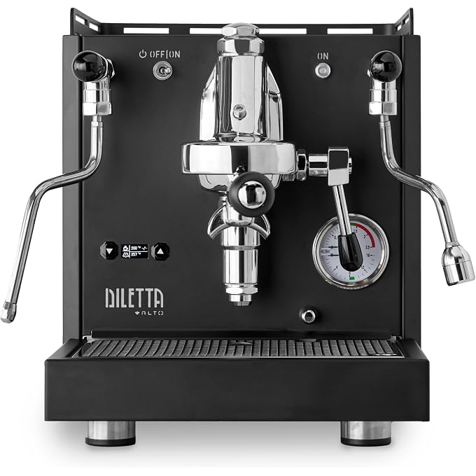 Alto Espresso Machine | Dual Boiler | PID | Shot Timer | Adjustable OPV | (Black) - Image 1
