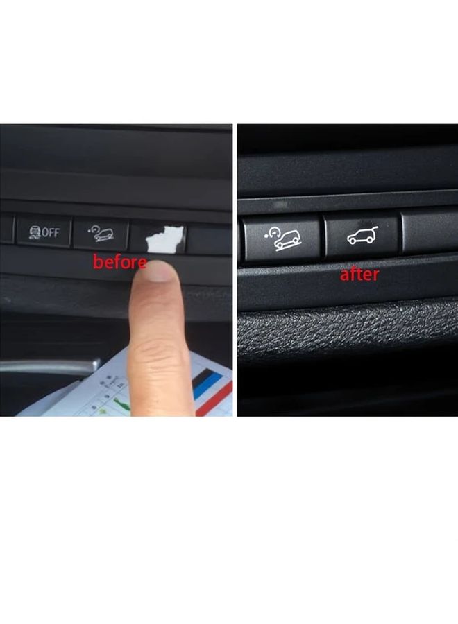غطاء زر مفتاح الباب الخلفي للصندوق الخلفي لسيارة BMW E70 X5 X6 من 2006 إلى 2014 (قطعة واحدة) - Image 3