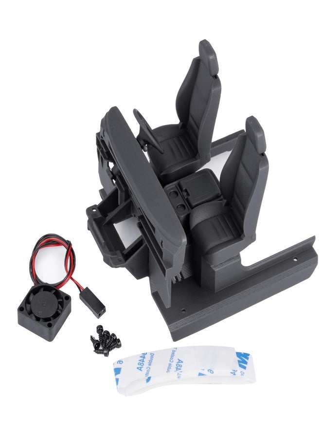 RCLIONS طقم تزيين داخلي لهيكل سيارة التحكم عن بعد RCLIONS، متوافق مع سيارة TRX4M F150 بمقياس 1/18، سيارة زحف تعمل بالتحكم عن بعد. - Image 1