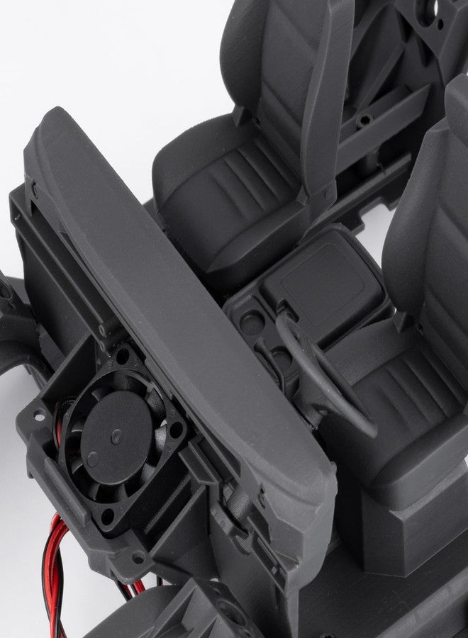 RCLIONS طقم تزيين داخلي لهيكل سيارة التحكم عن بعد RCLIONS، متوافق مع سيارة TRX4M F150 بمقياس 1/18، سيارة زحف تعمل بالتحكم عن بعد. - Image 4