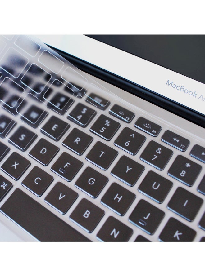 For Mac Laptop Air13 Keyboard Film 16 Protective Sticker Transparent Pro15 Inch Apple Macbook 12-Color:TPU Transparent Keyboard Film Tape (carton Packaging)-Dimensions:Pro13/15 Inch With Touch Bar(A1706/A1707/A1989/A1990/2159 - Image 1