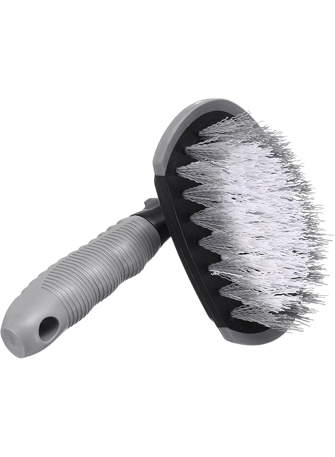 KASTWAVE Wheel & Tire Brush Cleaner For Car, Wash Brush Auto Tire Cleaner With T-Handle For Car Detailing Scrubbing Tools - Image 1