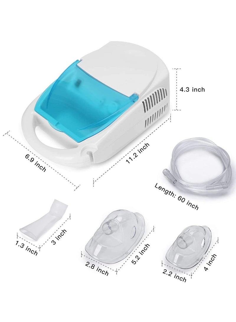 iCare Portable Compressor Nebulizer Machine for Adults & Kids, Personal Steam Atomizer for Home & Travel - Image 3