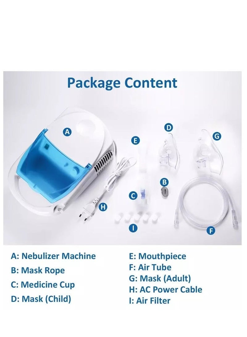 iCare Portable Compressor Nebulizer Machine for Adults & Kids, Personal Steam Atomizer for Home & Travel - Image 4