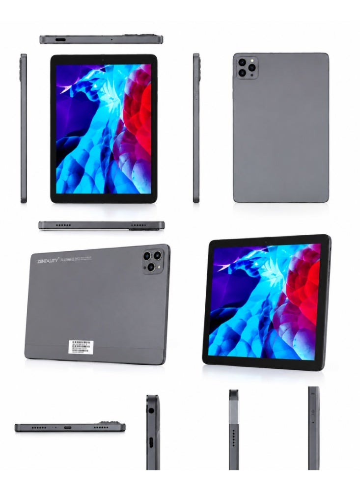 Zentality PAD 25 Tablet, Android 9, 10.1-Inch Display, 4GB RAM, 64GB Storage, 4G LTE, 7000mAh Battery, with Keyboard, Mouse and Stylus, Gray - Image 4