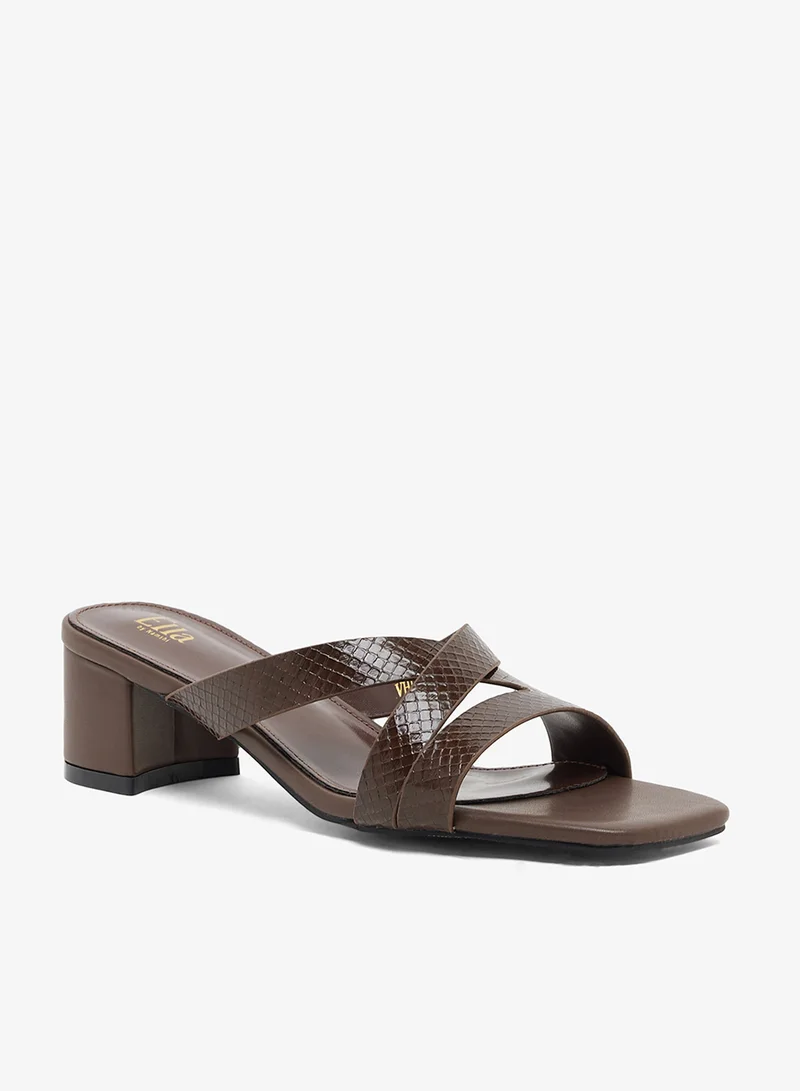 ELLA Chunky Heeled Sandals