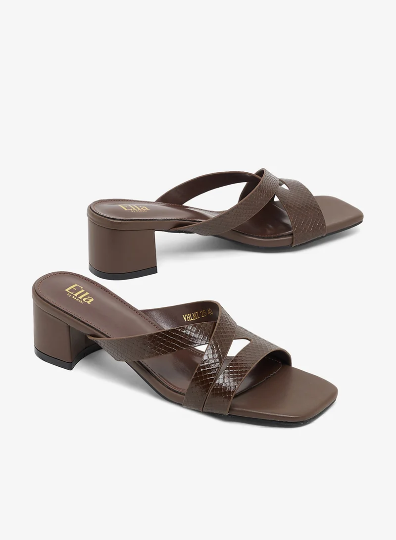 ELLA Chunky Heeled Sandals