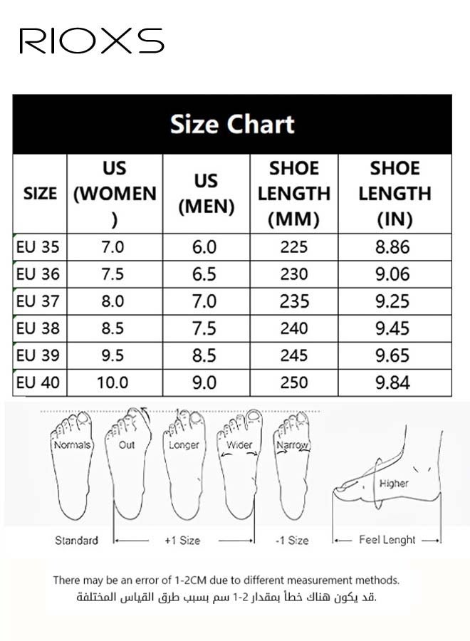 RIOXS Women's Trainers,Fashion Athletic Shoes,Comfort Sports Shoes Breathable Sneakers,Non-slip Fitness Shoes,Low Top Sneaker For Jogging Walking Running Or Daily Wear  - Image 5