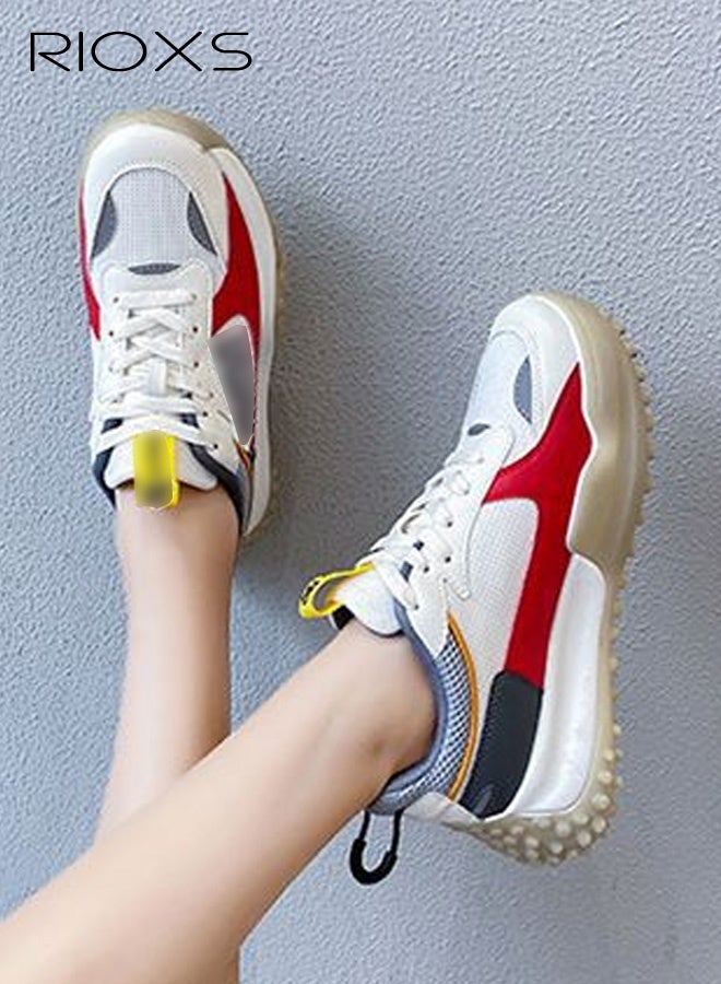 ريوكس النساء المدربات، الأحذية الرياضية الأزياء، أحذية رياضية الراحة أحذية رياضية التنفس، أحذية اللياقة البدنية غير الانزلاقية أحذية منخفضة الأحذية الرياضية للركض المشي الركض أو ارتداء اليومية - Image 5