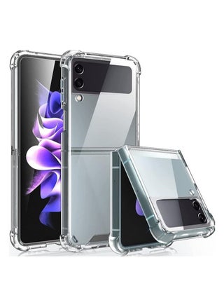 Shockproof Bumper Clear Case for Samsung Z Flip 3 Hard Back and Soft Bumper TPU Silicone Edge Crystal Clear - pzsku/Z7F7D165ED6232920A11DZ/45/_/1648284883/625f90fe-512c-4c16-82ae-b24b1b967317