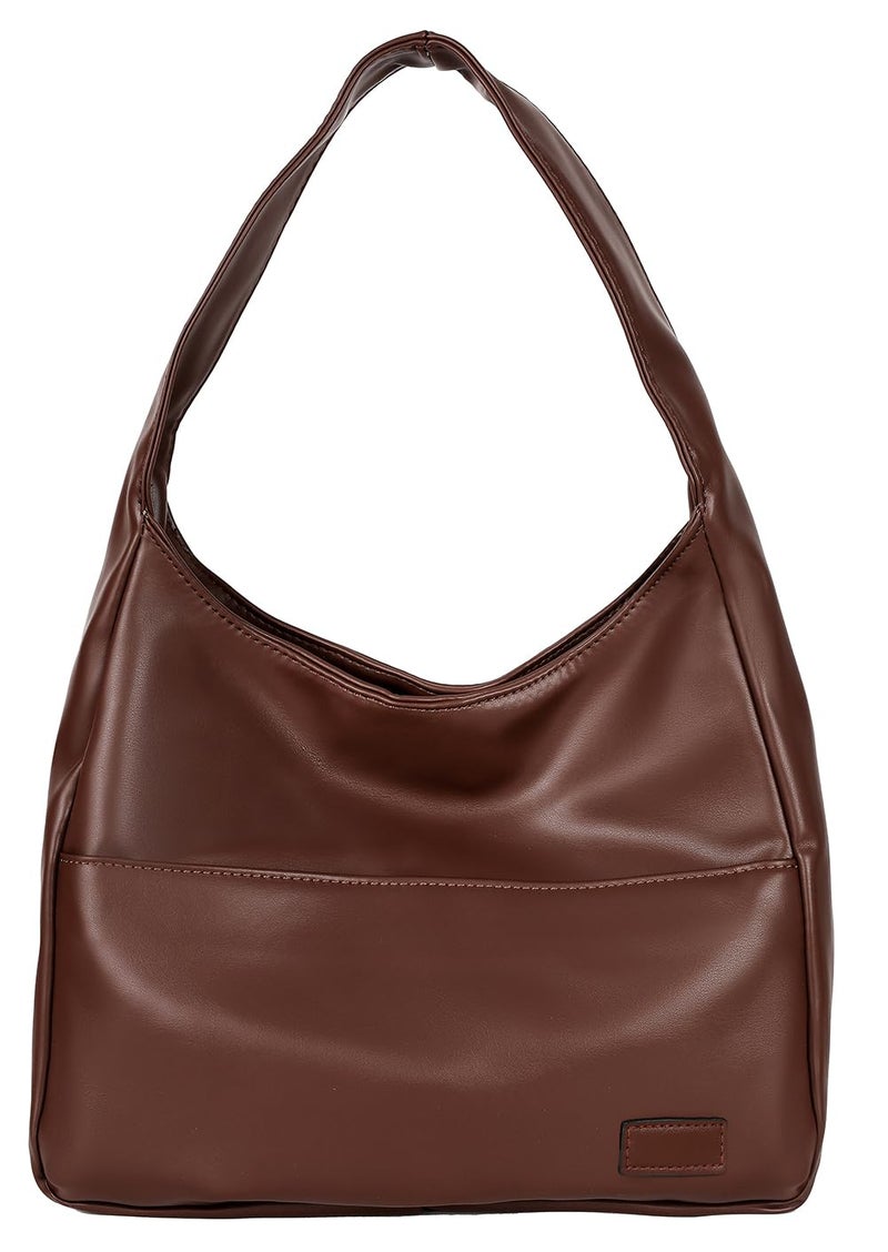 Pocadri Women Tote Handbags Chic Vegan Leather Tote Bag Purse Stylish Casual Trendy Large Soft Shoulder Bag - Image 1