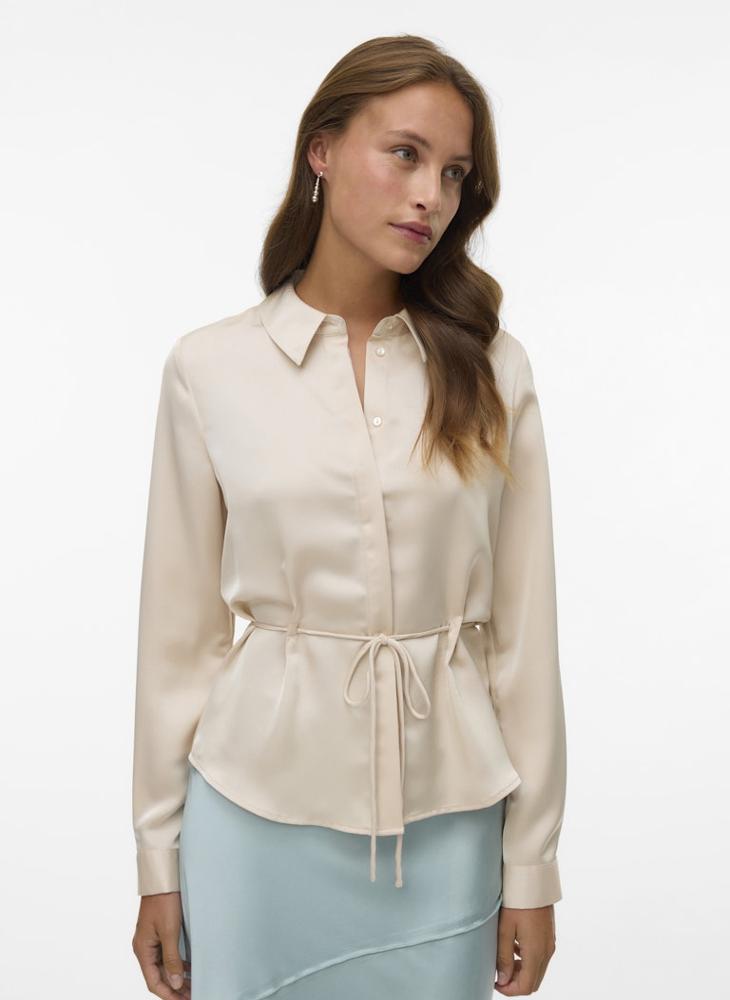 VERO MODA VMINDYA L/S SHIRT WVN BTQ GA - Image 1