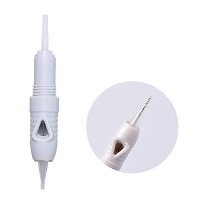 SELWAY Screw Micro-blading Needle Cartridges 1P, 3P, 5P & 7P Semi-Permanent Makeup I Permanent Makeup I Eyebrows I Lips and Body Tattoo Needle Cartridges (Pack of 3, 7P Needle Cartridges) - Image 1