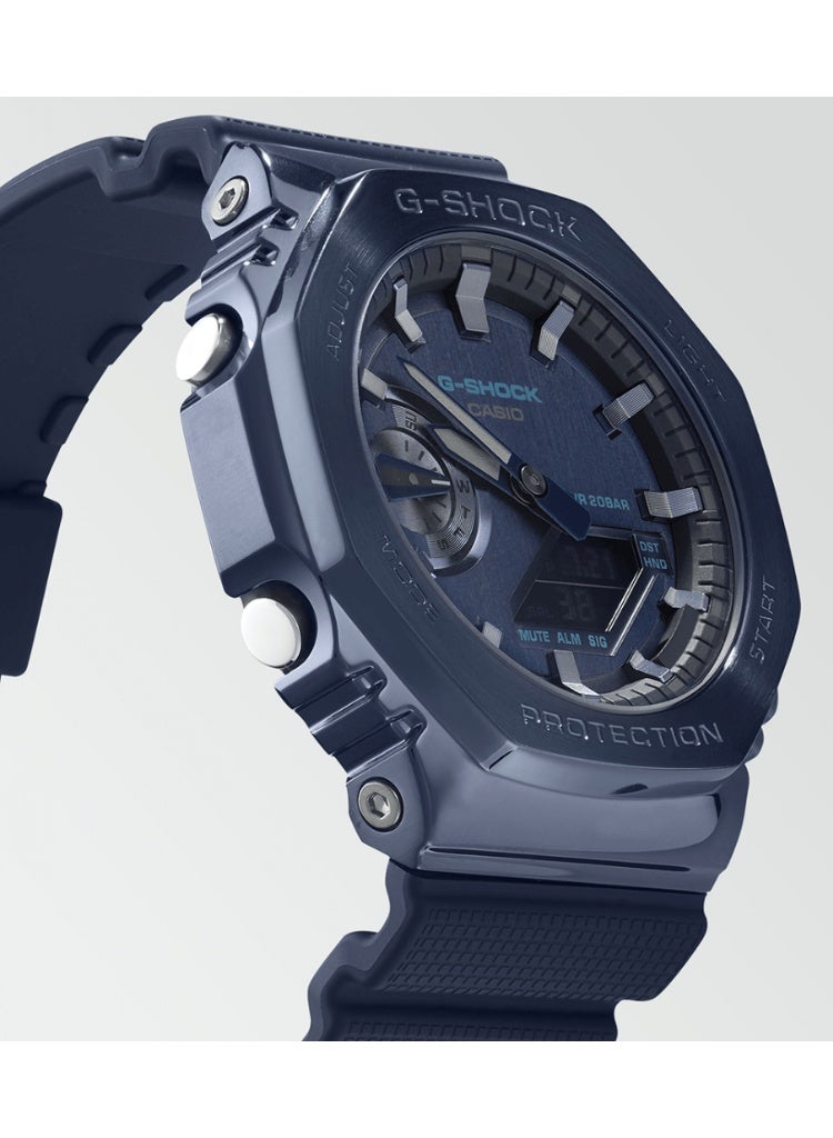 كاسيو ساعة كاسيو أنالوج-ديجيتال GM-2100N-2ADR، زرقاء، GM-2100N-2AER - Image 3
