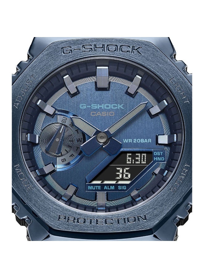 كاسيو ساعة كاسيو أنالوج-ديجيتال GM-2100N-2ADR، زرقاء، GM-2100N-2AER - Image 4