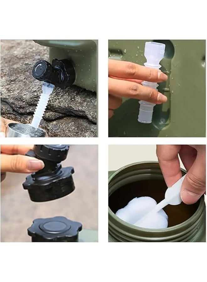 توبيز حاوية مياه التخييم من توبي مع صنبور، إبريق ماء سعة 4.9 جالون، حاويات تخزين مياه كبيرة، خزان مياه خالٍ من البيسفينول أ، علبة طوارئ محمولة لقيادة السيارة والتخييم والمشي لمسافات طويلة - 18.5L Jerry Can - Image 3