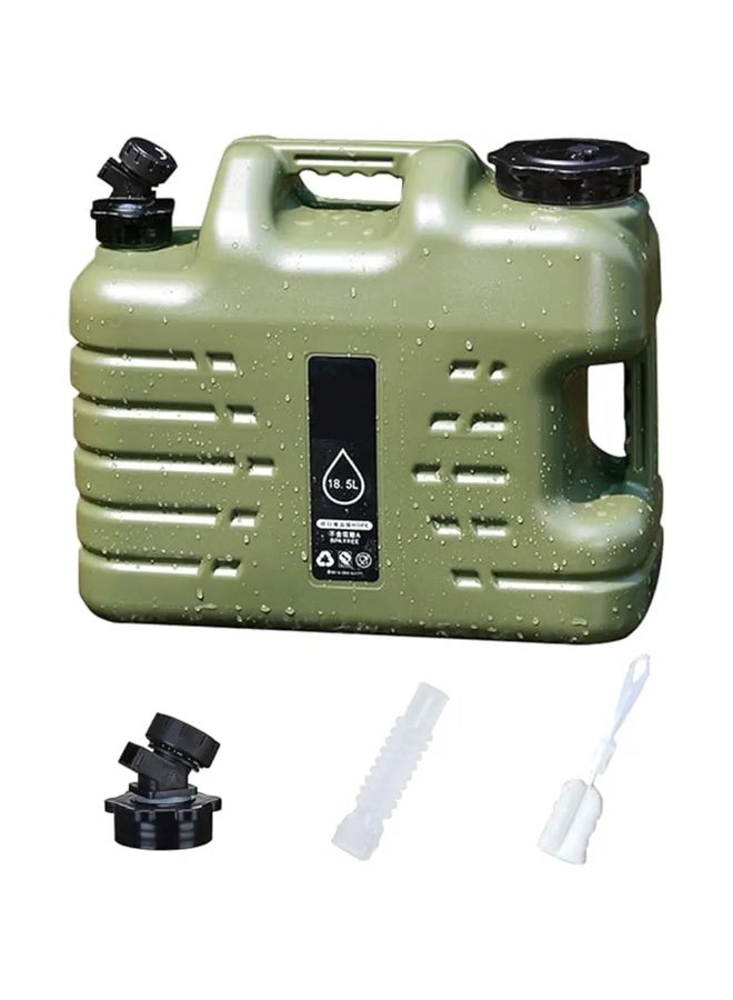 توبيز حاوية مياه التخييم من توبي مع صنبور، إبريق ماء سعة 4.9 جالون، حاويات تخزين مياه كبيرة، خزان مياه خالٍ من البيسفينول أ، علبة طوارئ محمولة لقيادة السيارة والتخييم والمشي لمسافات طويلة - 18.5L Jerry Can - Image 1