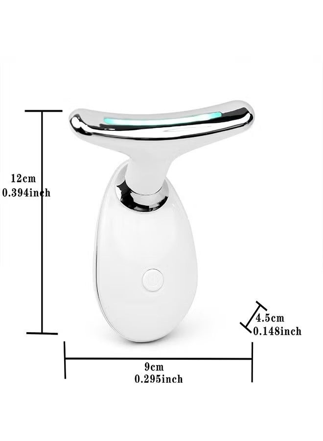 Intense Pulsed Light Wrinkles Reducing Instrument, Face and Neck Massager, Double Chin Reducer Vibration Massager, Skin Rejuvenation Beauty, Lifting and Tightening Sagging Skin Skin, 3 Llight Modes - Image 5