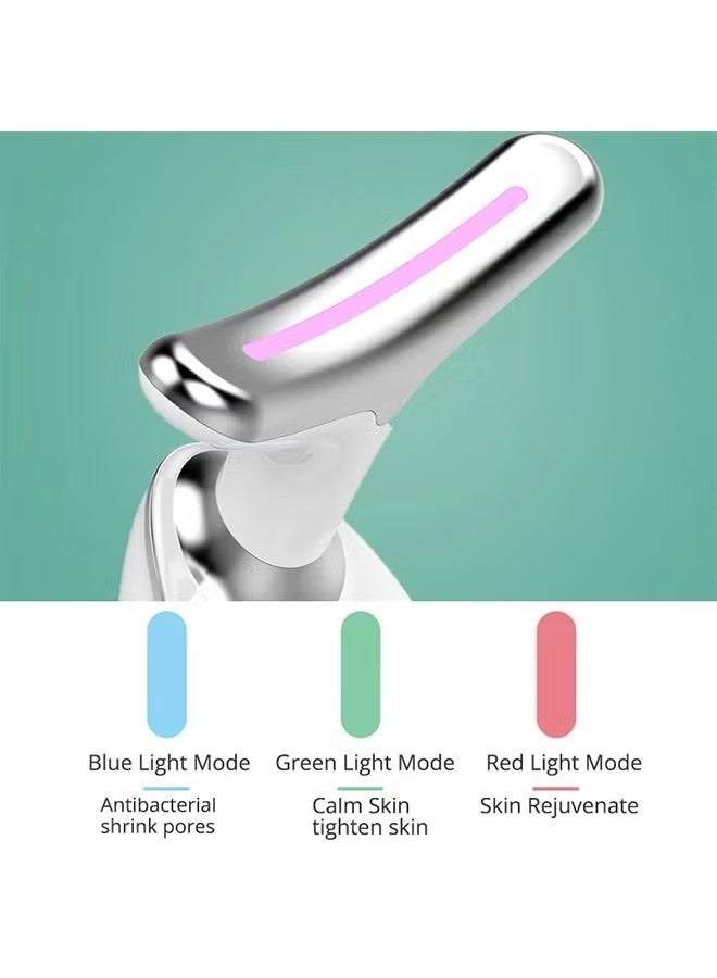 Intense Pulsed Light Wrinkles Reducing Instrument, Face and Neck Massager, Double Chin Reducer Vibration Massager, Skin Rejuvenation Beauty, Lifting and Tightening Sagging Skin Skin, 3 Llight Modes - Image 4