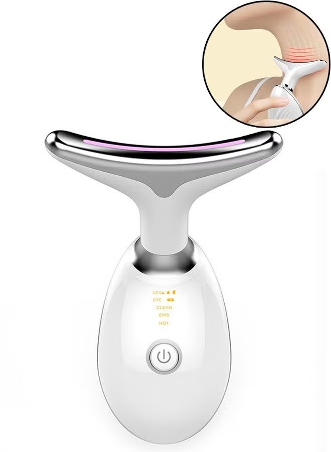 Intense Pulsed Light Wrinkles Reducing Instrument, Face and Neck Massager, Double Chin Reducer Vibration Massager, Skin Rejuvenation Beauty, Lifting and Tightening Sagging Skin Skin, 3 Llight Modes - Image 1