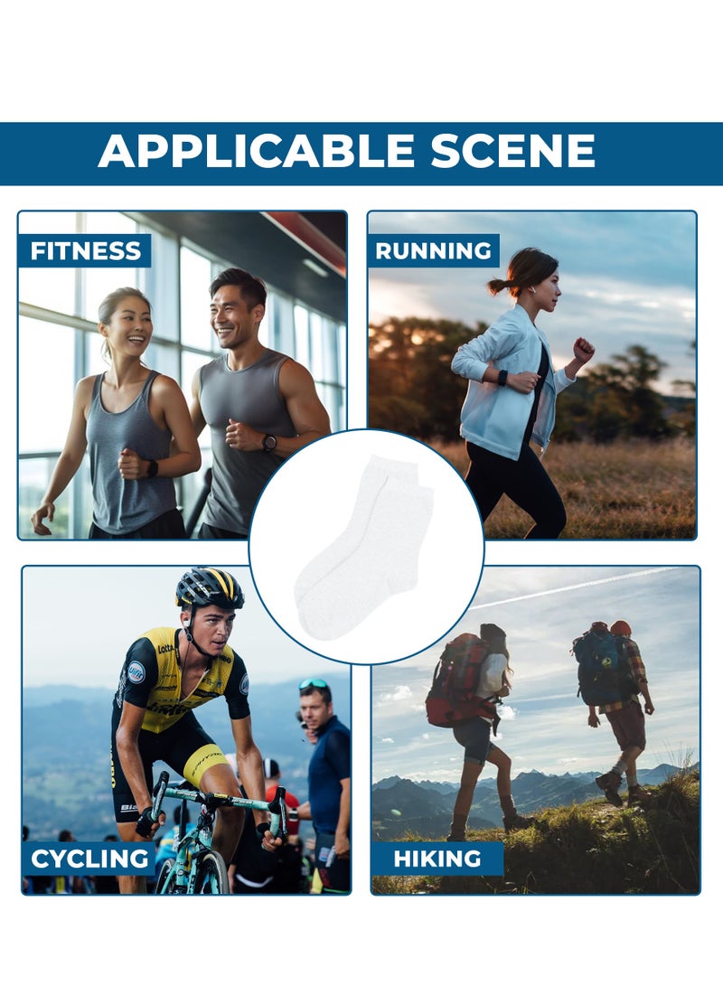 مزاجك جوارب MIZAJIC للرجال، 10 أزواج (كبيرة)، جوارب رياضية ناعمة قابلة للتنفس، مقاومة للرطوبة والرائحة، مناسبة للعمل والارتداء غير الرسمي، جوارب مريحة - Image 2